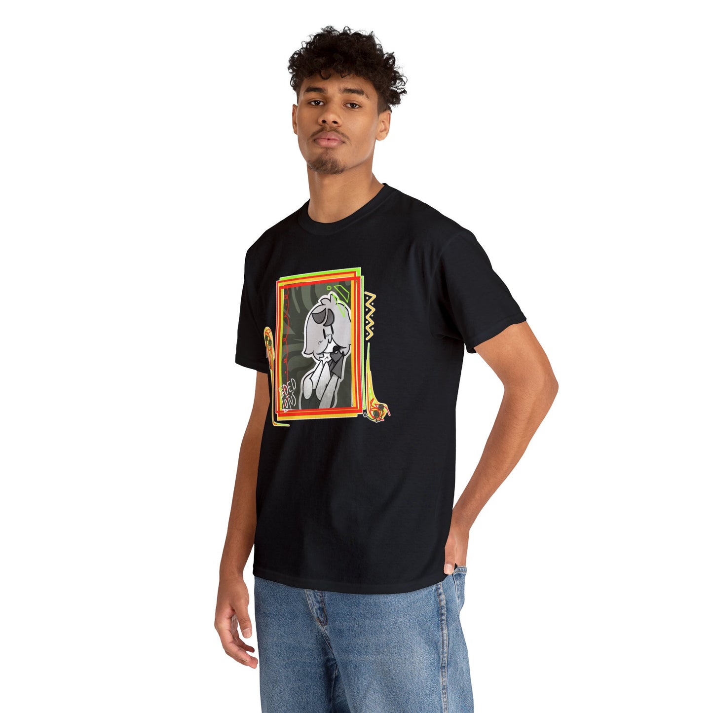 FADED LOTUS: August Portrait Unisex Heavy Cotton Tee