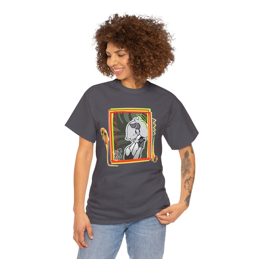 FADED LOTUS: August Portrait Unisex Heavy Cotton Tee