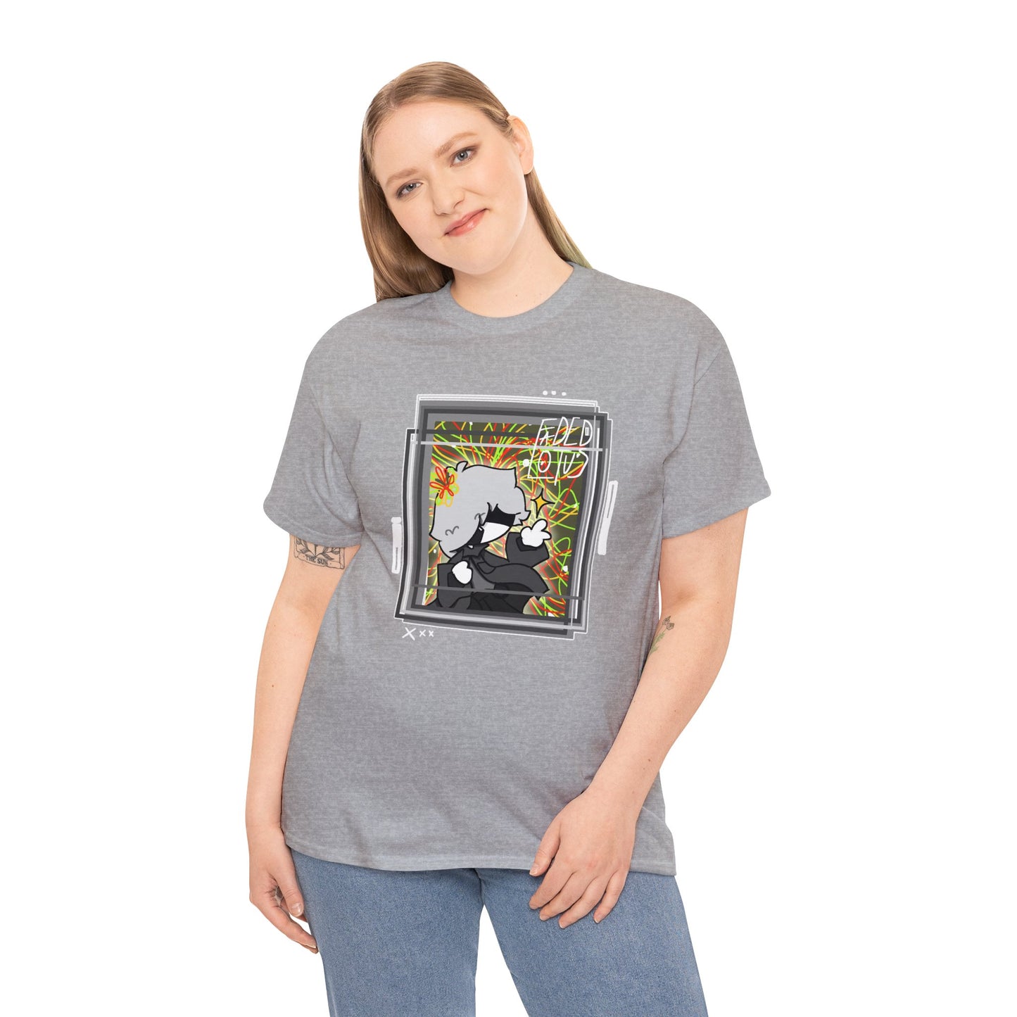 FADED LOTUS: Idol Portrait Unisex Heavy Cotton Tee