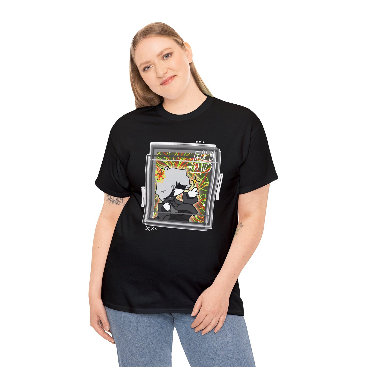 FADED LOTUS: Idol Portrait Unisex Heavy Cotton Tee