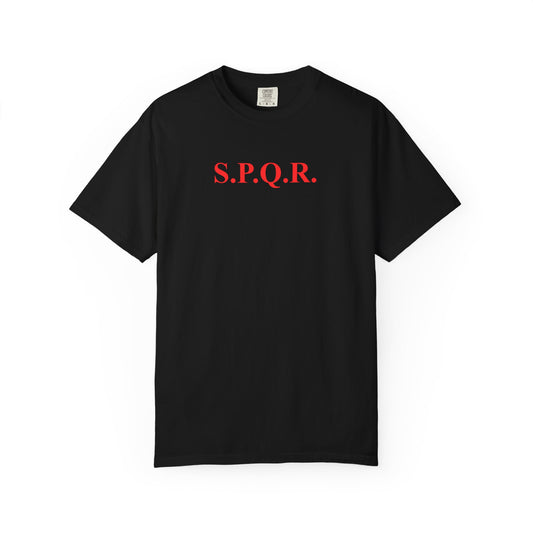 SPQR T-Shirt — Classic Roman Inscription Tee