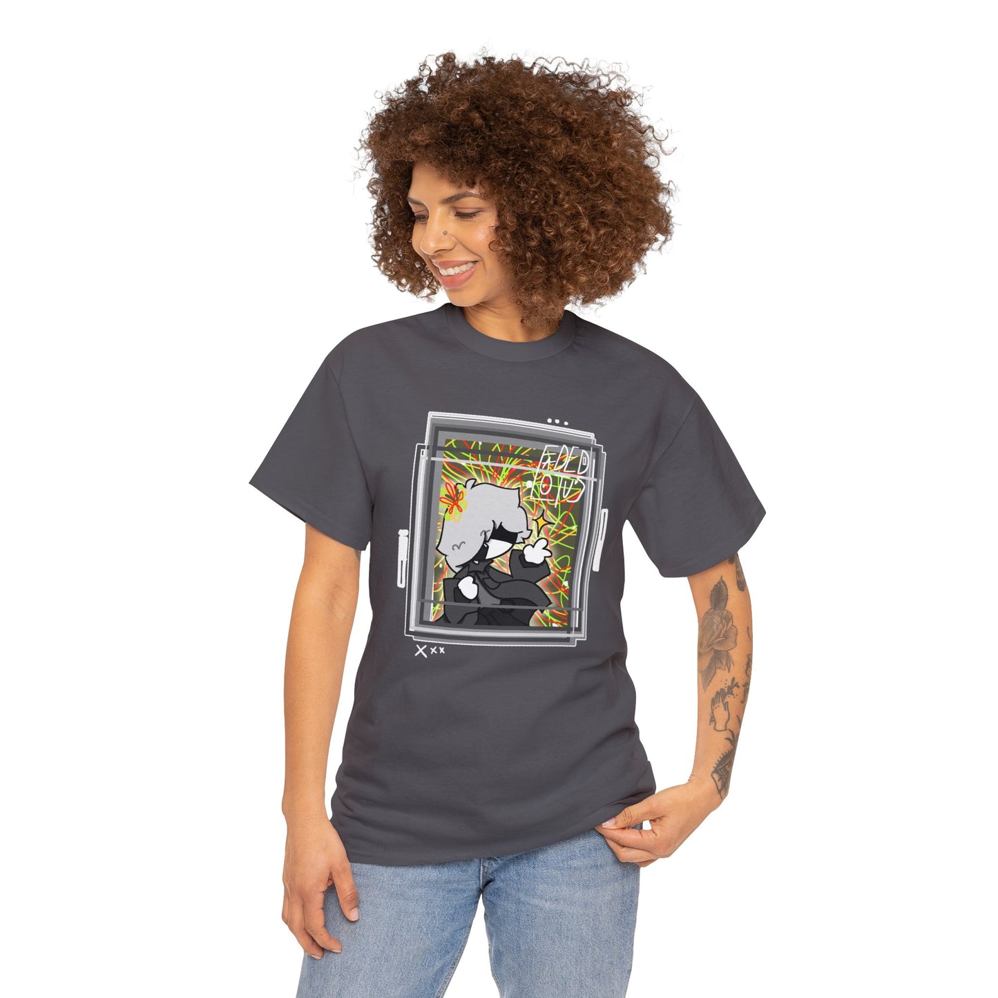 FADED LOTUS: Idol Portrait Unisex Heavy Cotton Tee