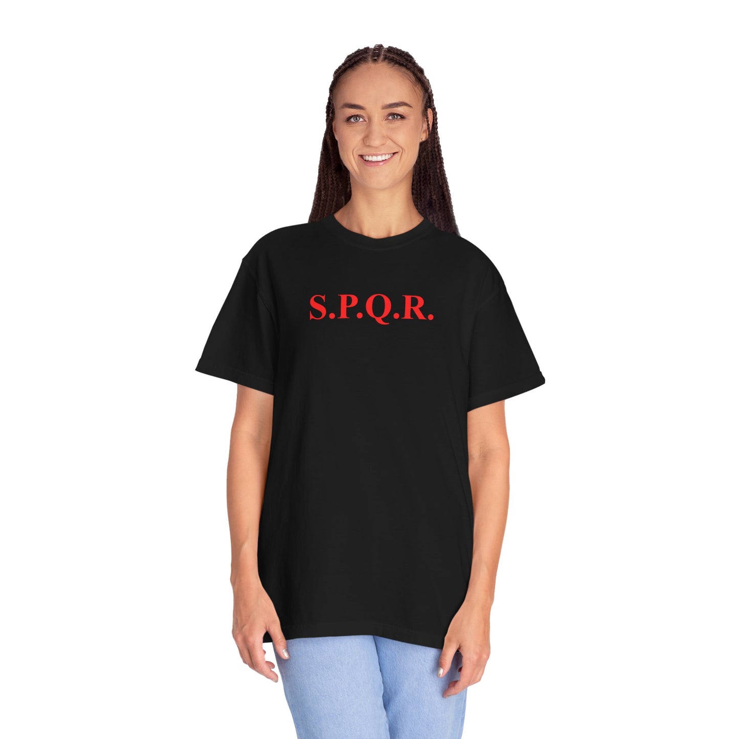 SPQR T-Shirt — Classic Roman Inscription Tee