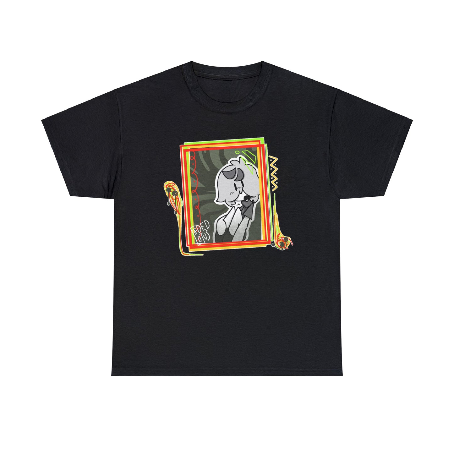 FADED LOTUS: August Portrait Unisex Heavy Cotton Tee