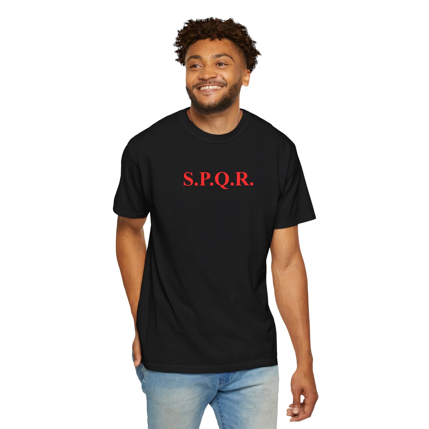 SPQR T-Shirt — Classic Roman Inscription Tee