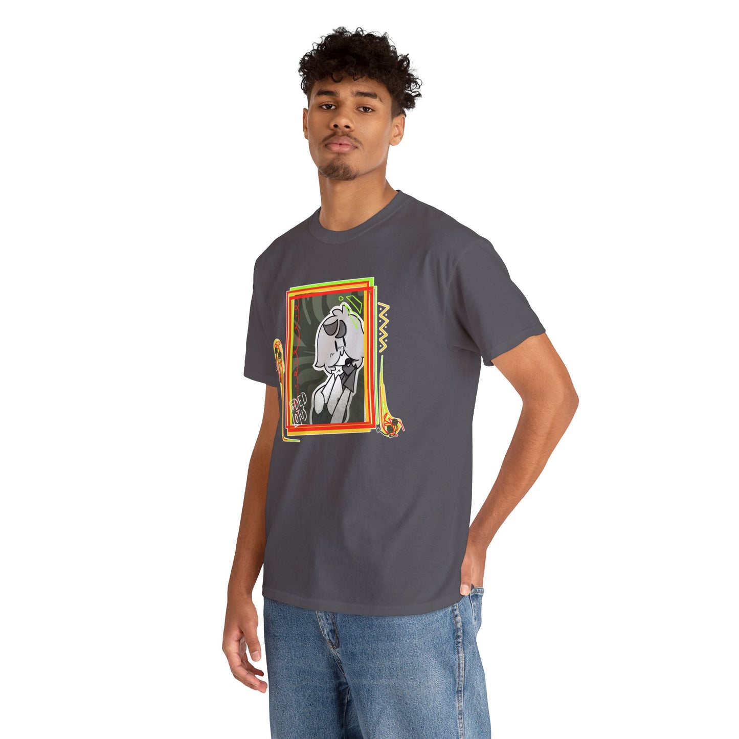 FADED LOTUS: August Portrait Unisex Heavy Cotton Tee